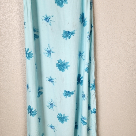 XOXO x VINTAGE 90's floral maxi dress‎ keyhole cut out size 7 - Picture 6 of 10